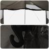 Family Tent Brown & Grey 600 x 400 x 268 cm Polyester and Steel