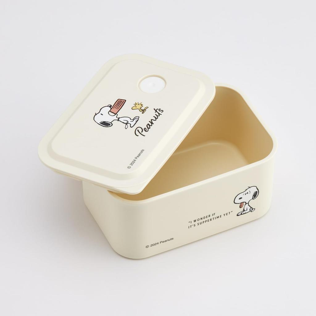 Skater Mini Bento 1 Microwaveable with Snoopy PL32B Box, Tier, 320ml, Lid, Badge,