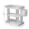 Desktop Three-layer Storage Shelf Stationery Organizer Rack Ins Cosmetics Storage Box Office Multi-layer Sundries Storage Boxes