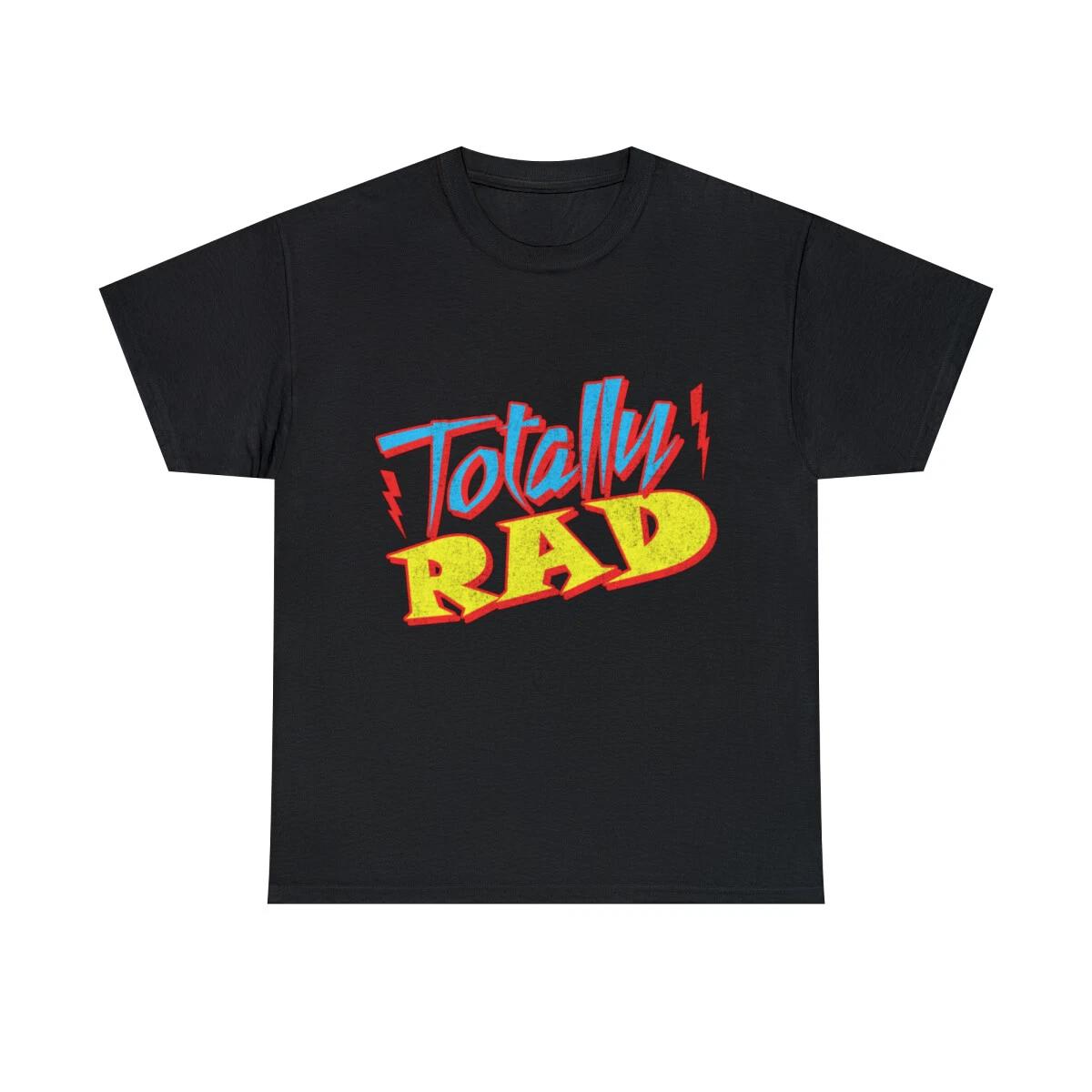 Totally Rad Retro 1980 s Eighties Costume Graphic Tee Shirt, S-5XL 4XL