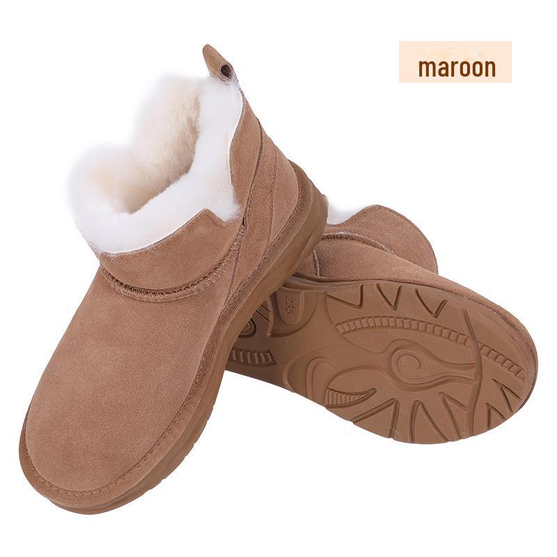 

Зимние морозостойкие зимние ботинки 2024 года для пар: Мужские и женские туфли на толстой подошве из бархата для активного отдыха 36