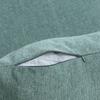 Space-Saving Single Armchair Bed Reclining On 4 Levels with Padded Seat, 96x84.5x87.5cm, Green