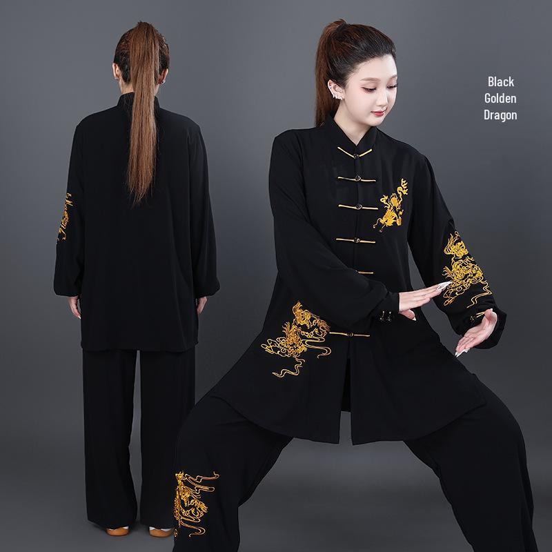 Astoņas Brokādes Izšūta Pūķa Tai Chi
