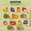 Wooden Children Puzzle Blocks With Number And Letter Matching