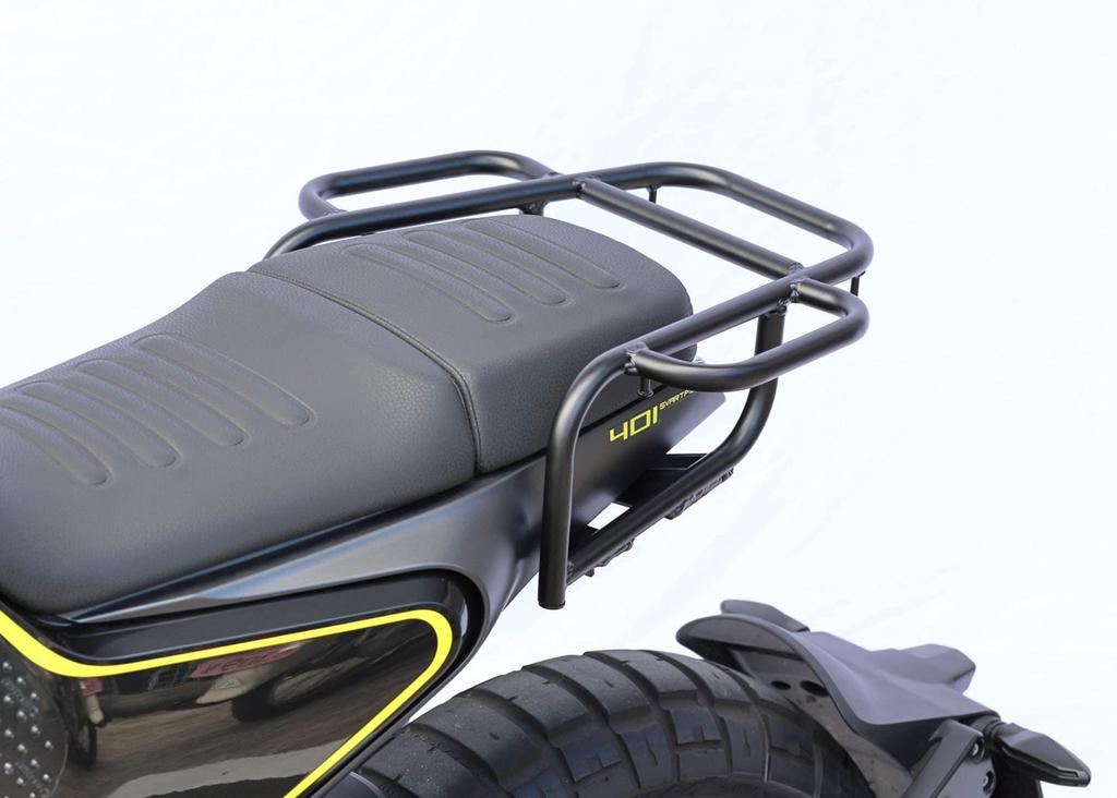 Kijima Bike Parts Rear Carrier Rack Steel Svartpilen Vitpilen 401 Matte Black 125/250/401 HQ-08001