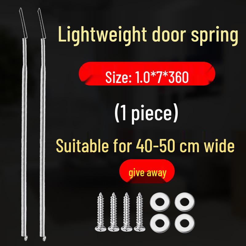Автоматический доводчик раздвижной двери из нержавеющей стали с крючком – Ветрозащитная пружина с удлинителем