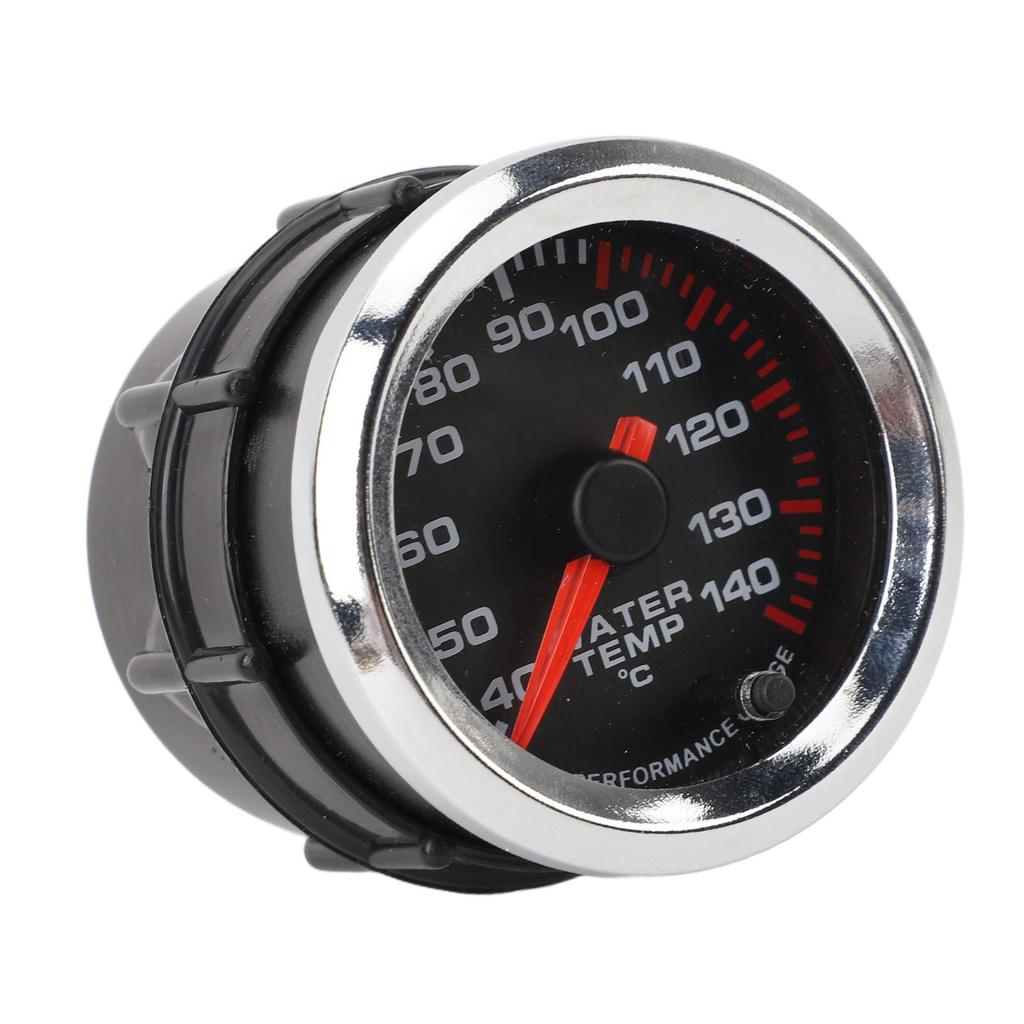 Water Temperature Gauge 2in 40 To 140 Celsius 7 Color Light Water Temp Gauge for Vehicle RV Yacht 12V