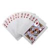 New 24K Gold Playing Cards High Quality Plastic Poker Deck Foil Pokers Pack Laser Reflection Magic Waterproof Card Board Game
