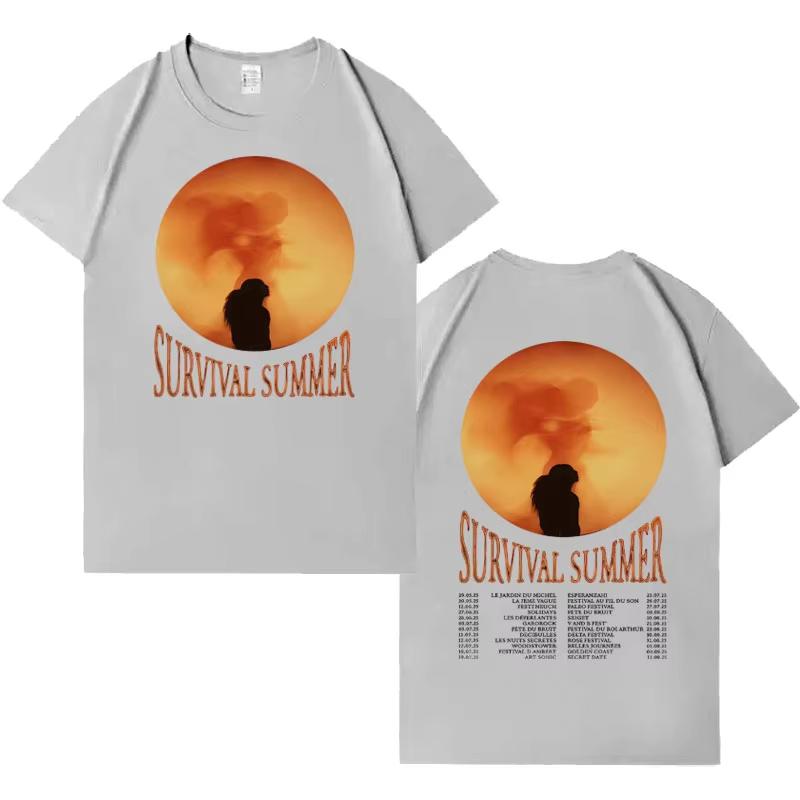 Singer Riles 2026 Fashion Album Tour Short Sleeve T Shirts Men High Quality Pop Cotton  Sports Cozy Streetwear Hip Hop Tshirt