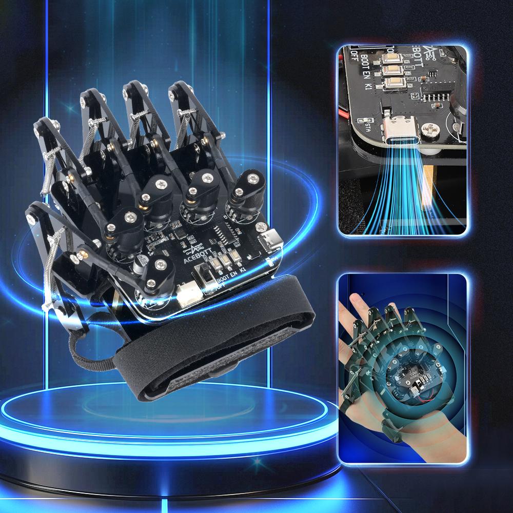 ACEBOTT Sensing Gloves Gesture Control Smart Car Motion-Sening Glove Robot Car kit for Arduino Kit