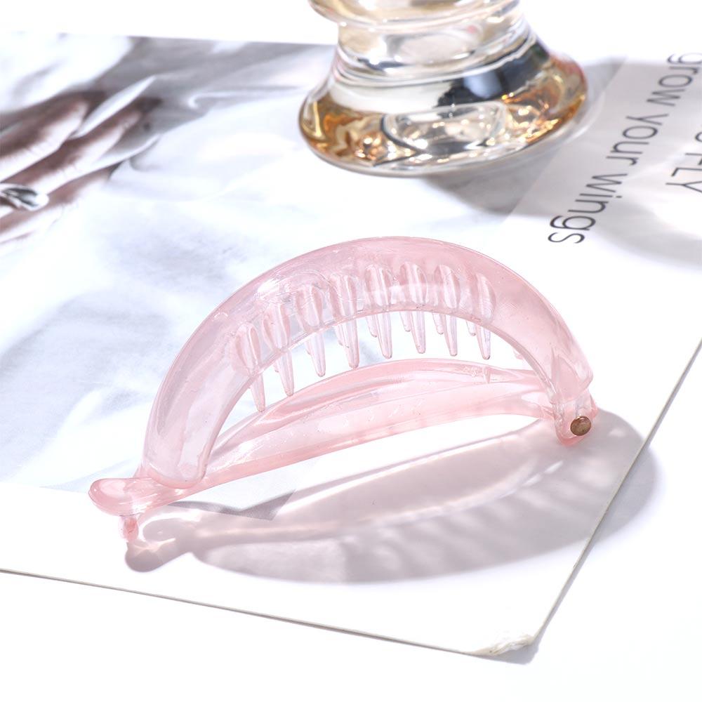 Women Transparent Hair Accessories Hairpins Hair Clips Banana Clip Ponytail Holder Hair Claws