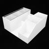 Eyelashes Extension Tool Storage Box Makeup Beauty Nail Art Tool Case Organizer (White)