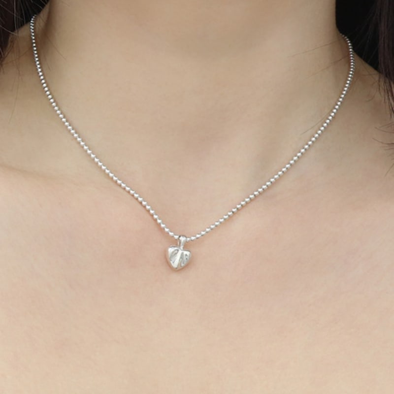 SUIOVE Heart Wave Ball Necklace