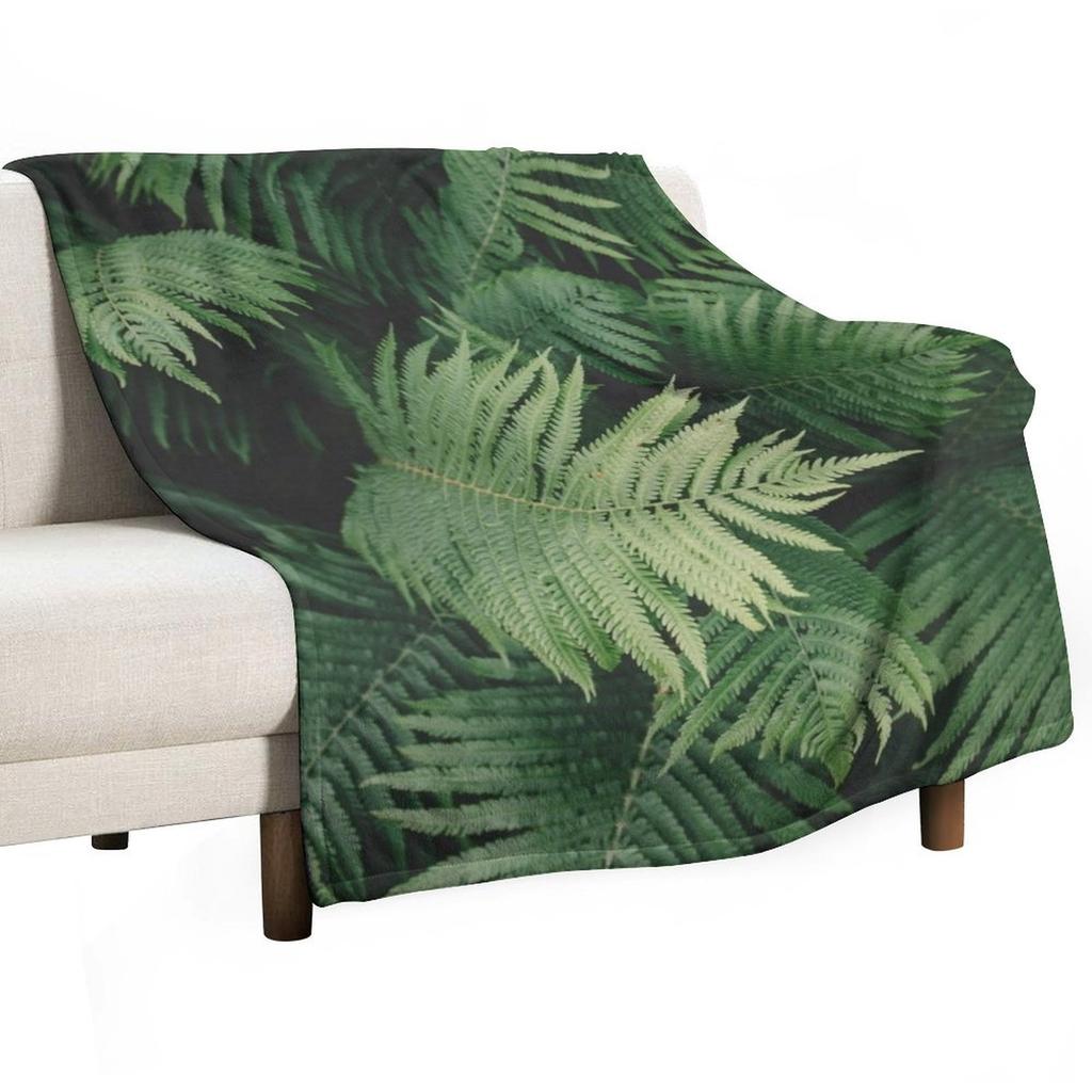 Fern Throw Blanket for Sofa Anime For Baby Loose Blankets