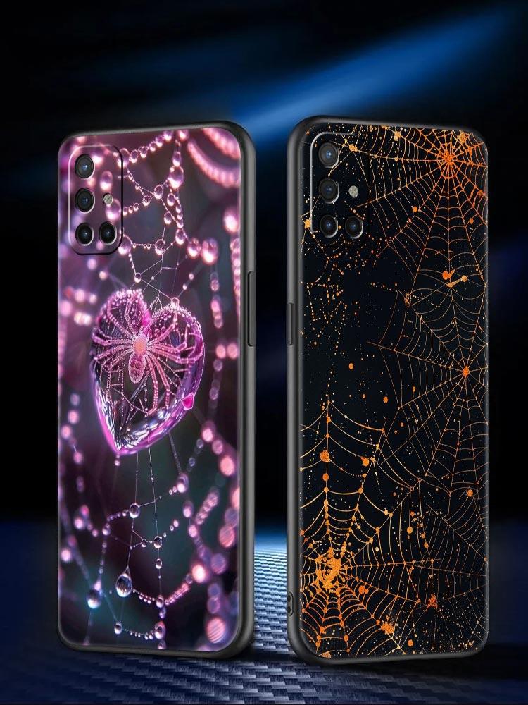 Spider Web Phone Case For Oneplus 13R 13 12R 11 10T 10R Nord N100 N200 N10 10 9 9R 9RT CE 3 2 Z Pro 5G Soft TPU Cover Fundas Bag
