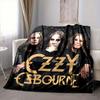 1Pc Ozzy Osbourne Dark Powerful Blanket Soft And Comfortable Casual Warm Camping Travel Christmas Halloween Xmas Gift M92890