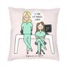 Enfermera En Apuros Doctor Nurse Medicine Throw Pillow Cover Home Decor Square Cushion Cover Pillowcover For Living Room