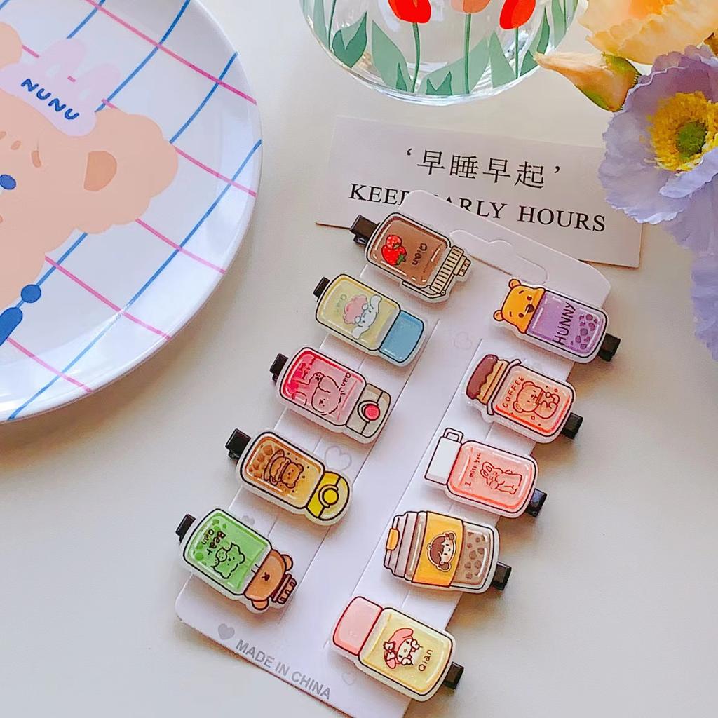 New Children's Hair Accessories with Small Clips, Girl Hair Clips, Korean Version Cute Little Girl Bangs Hair Clips