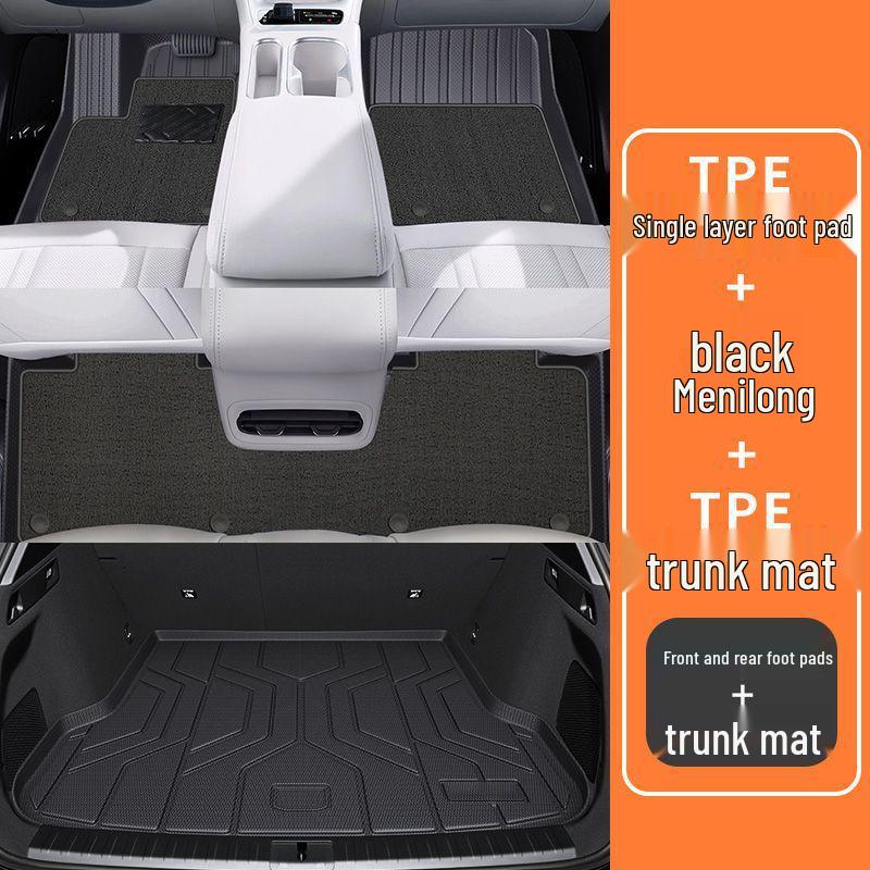 Geely Xingyuan TPE Youth Edition Floor Mats & Dream Carpet Trunk Mat Set - Full Coverage for 26 Models