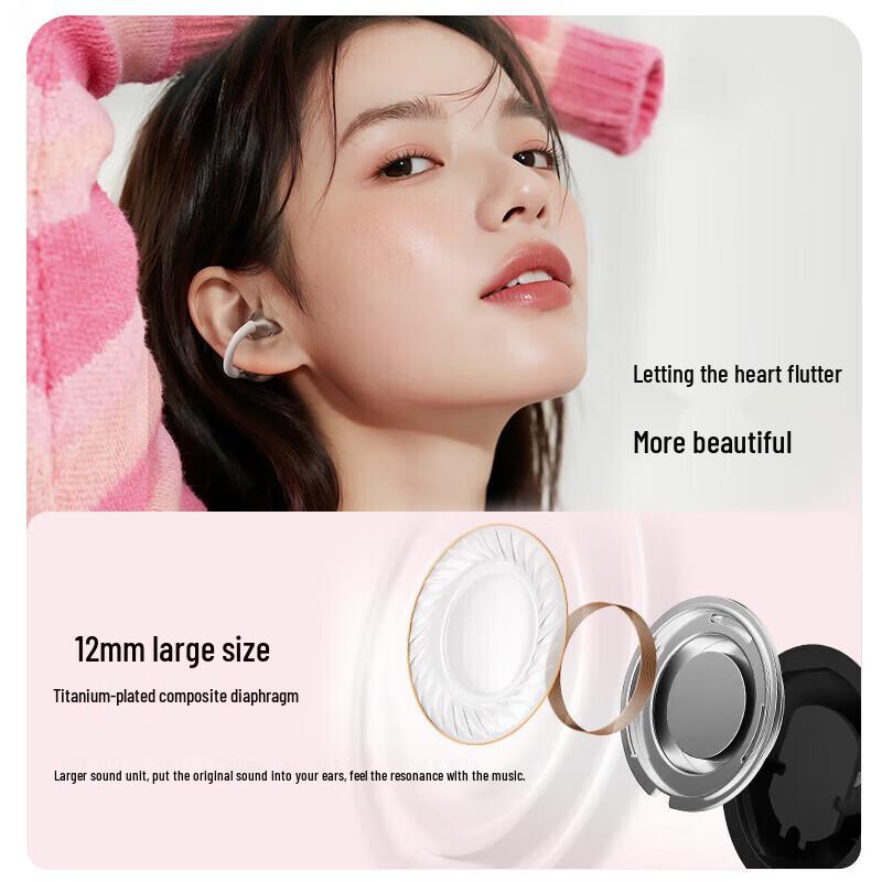 Edifier X Clip AI Translation Ear-Clip Bluetooth Sports Headset