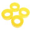 4PCS 1.55 Inch Tire Inserts Silicone Double Layer Hollow Water Proof RC Crawler Wheel Insert for Upgrade
