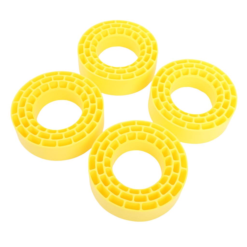 4PCS 1.55 Inch Tire Inserts Silicone Double Layer Hollow Water Proof RC Crawler Wheel Insert for Upgrade