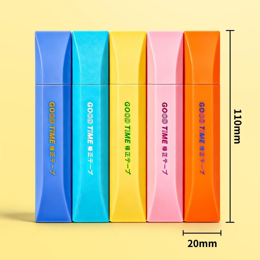 Pen Style Correction Tape Smooth No-break White Correction Tape Durable Correction Roller Students