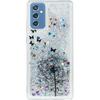 OOPKINS Glitter Case for Samsung Galaxy A35 5G for Girl Sparkle Flowing Shiny Quicksand Transparent Soft TPU Silicone Bumper Shockproof Protective