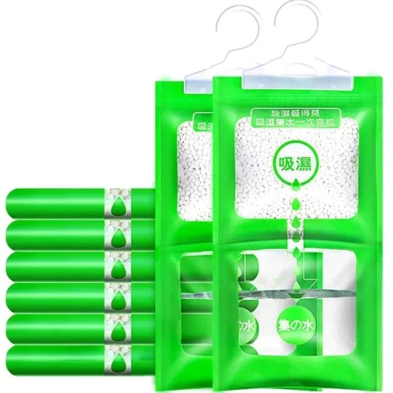 1/5 STÜCK Hängende Schrank-Entfeuchterbeutel Feuchtigkeitsabsorber Schrank Anti-Schimmel-Schutz Für Schlafzimmeraufbewahrung Trockenbox