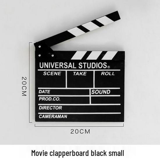 

Багаторазова дерев яна хлопавка для зйомки фільмів - Реквізит для зйомок режисера та прикраса на день народження