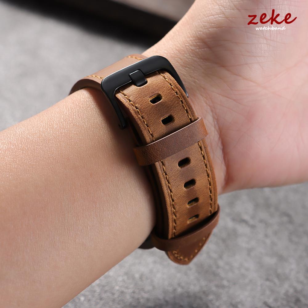 Kalbsleder Echtes Leder Uhrenarmbänder 18mm 20mm 22mm 24mm Smartwatch Armband Dunkelbraun Schwarz Blau Uhrenarmband Uhrenzubehör