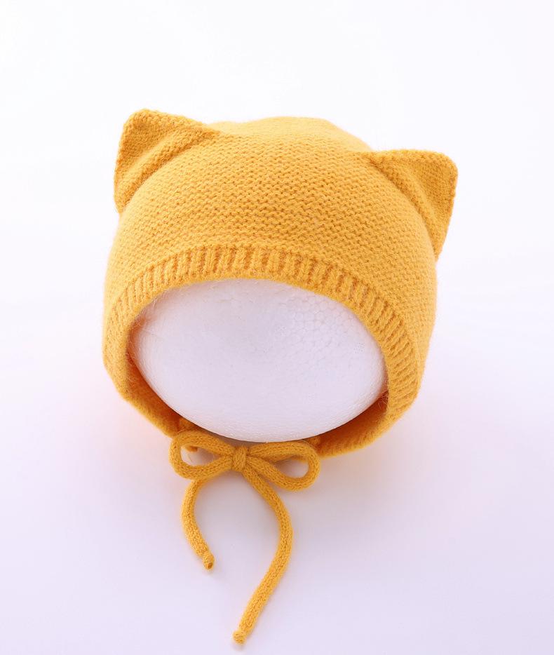 Baby Knitted Wool Hat with Ear Protection - Cute Winter Style for Boys & Girls