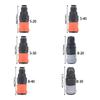 C Type Pneumatic Fittings Tube Quick Connectors Concealed Steel Detent Ball Double Stage Sealing Protect For Longevity