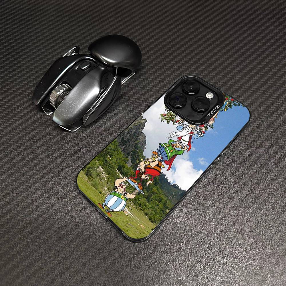 A-Asterix Y-O-Obelix Phone Case For IPhone 16 15 14 13 12 11 17 Pro MAX Plus Pro Matte Shockproof Cover