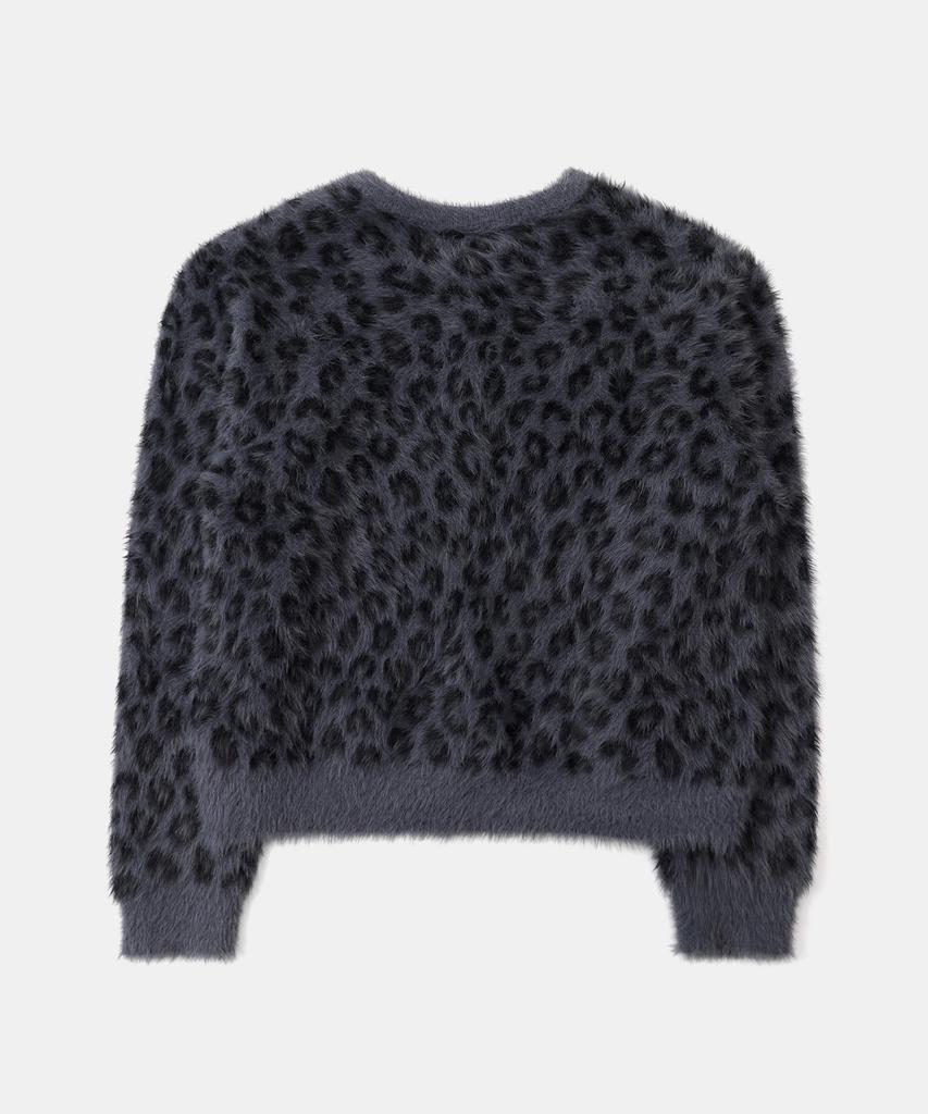 BADBLOOD Viper Mohair Sweater - Black Leopard
