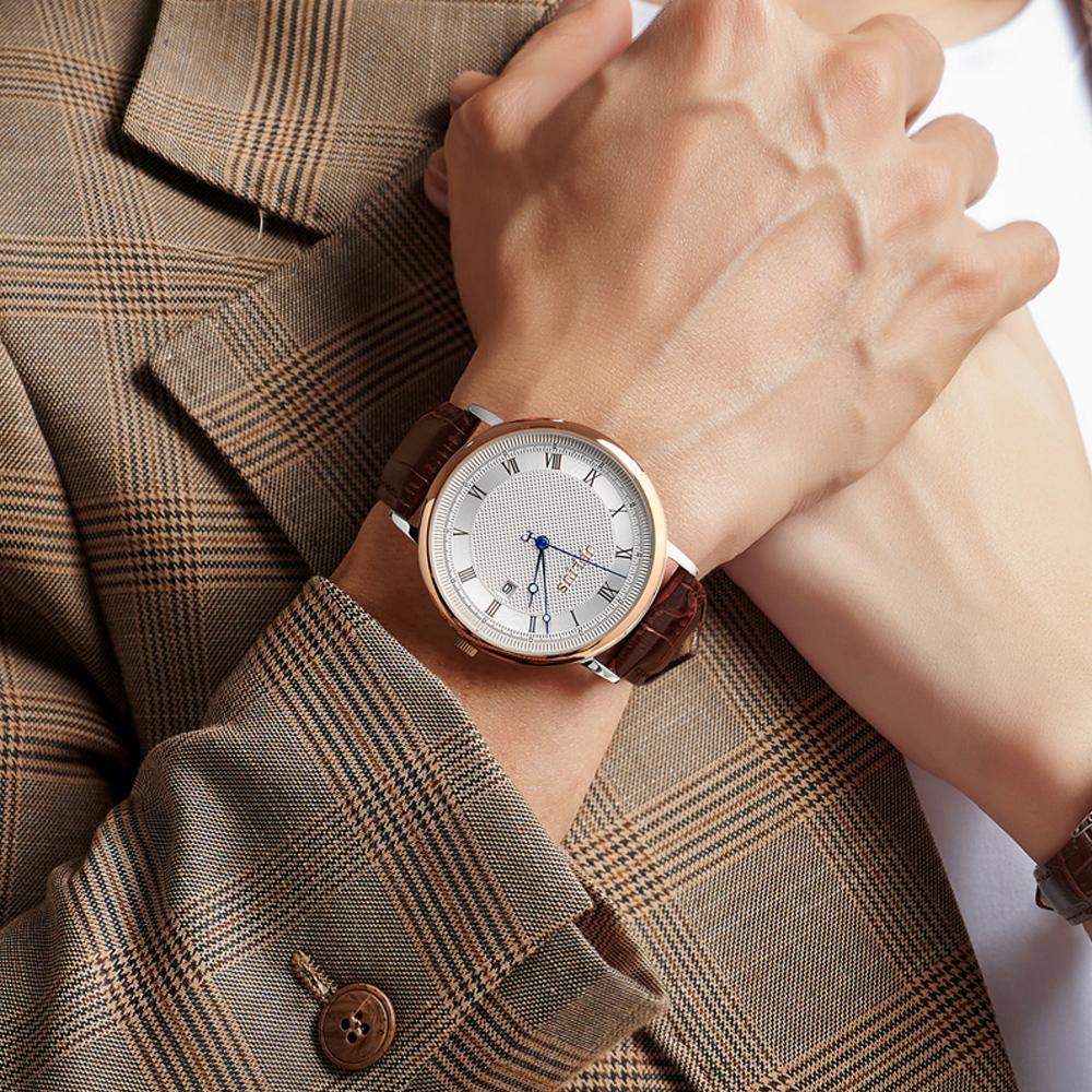 Jyullieoseu Ja-1450M Classic Men'S Leather Watch