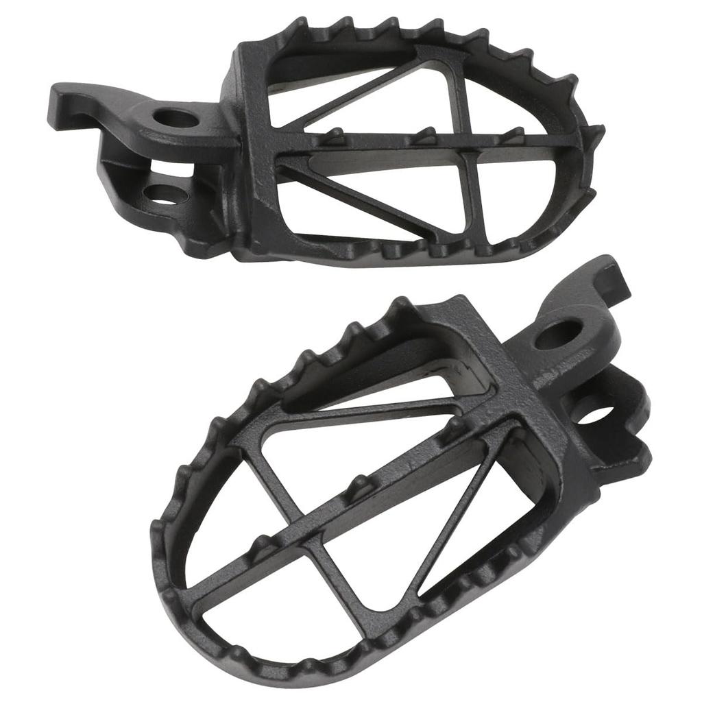 ZETA RACING Wide Footpeg Chromoly Ultra Wide Front and Rear Width 57mm Stable Riding Standing Mud Removal Chromoly Steel High Strength High Durability