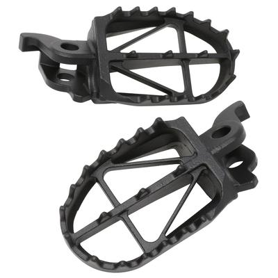 ZETA RACING Wide Footpeg Chromoly Ultra Wide Front and Rear Width 57mm Stable Riding Standing Mud Removal Chromoly Steel High Strength High Durability