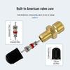 Universeller Kupfer-Reifenventilator NPT 1/8 & 1/4, M8*1 für Autos, Motorräder & Fahrräder