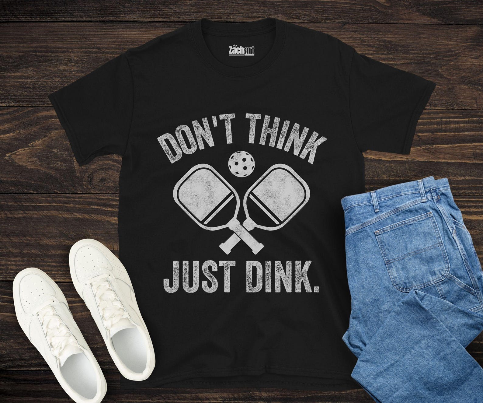 Don t Think Just Dink Pickleball Shirt, Funny Pickleball Gift, Pickleball Player Tee, Pickleball Lover Apparel, Dinking Champion Shirt 2XL