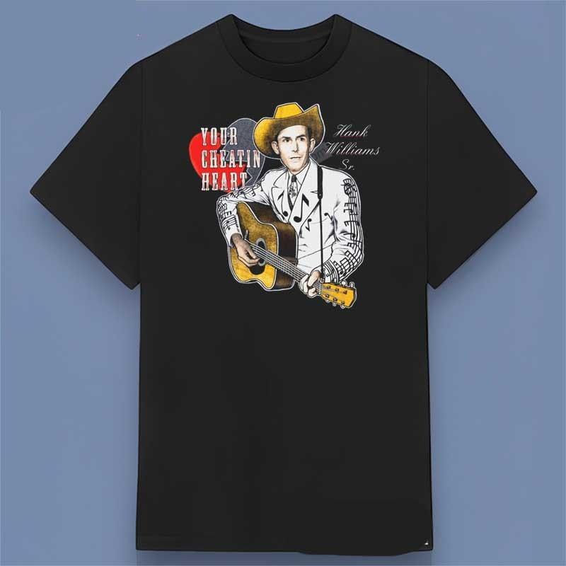 Hank Williams Sr Your Cheatin Heart Unisex T-Shirt Gift for Friends All Size XXXL