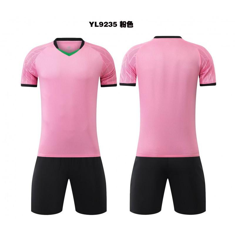 

Factory Direct Sales New Football Training Clothes Adult Children s Pure Color 28 Ouma Children s Clothing рожевий