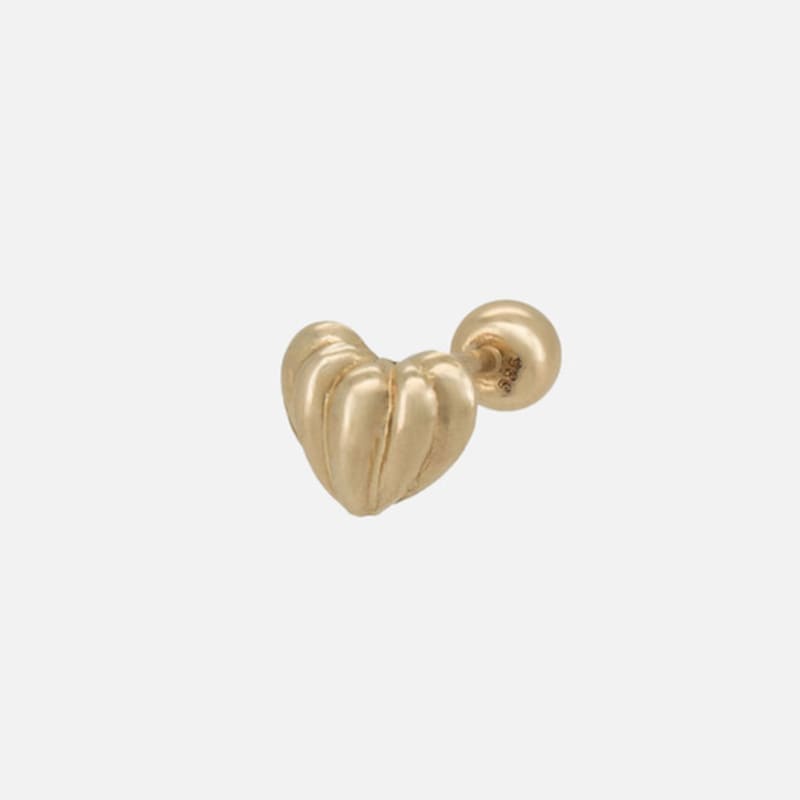 youngglow 14k pumkin heart piercing