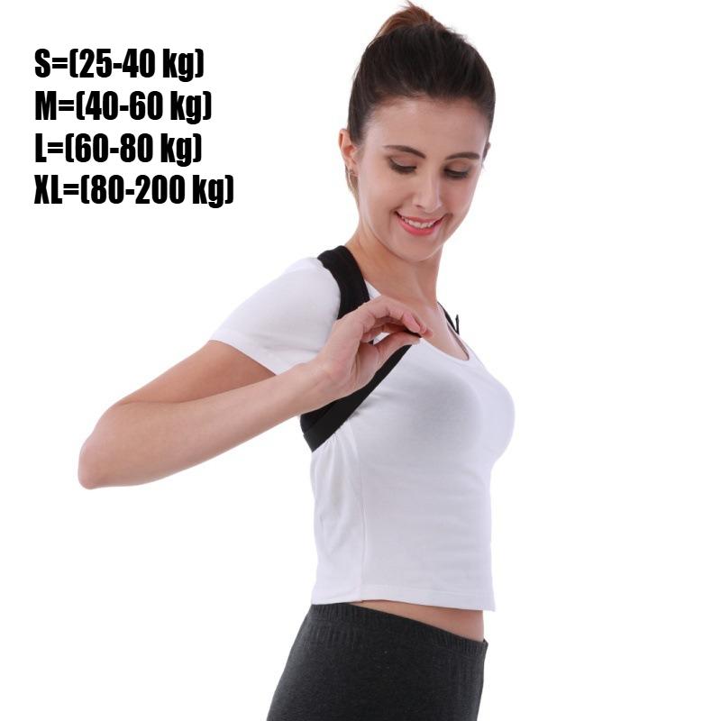 

Chijiaodr Open Shoulder Straight Back Training Anti Hunchback Invisible Upright Posture Protection Back Correction XL