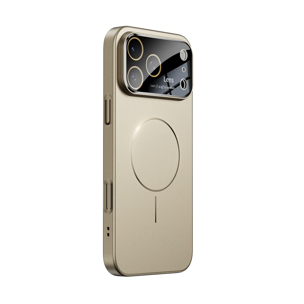 For iPhone 17 Pro Case Rubberized Skin Touch Magnetic PC Phone Cover Compatible with MagSafe