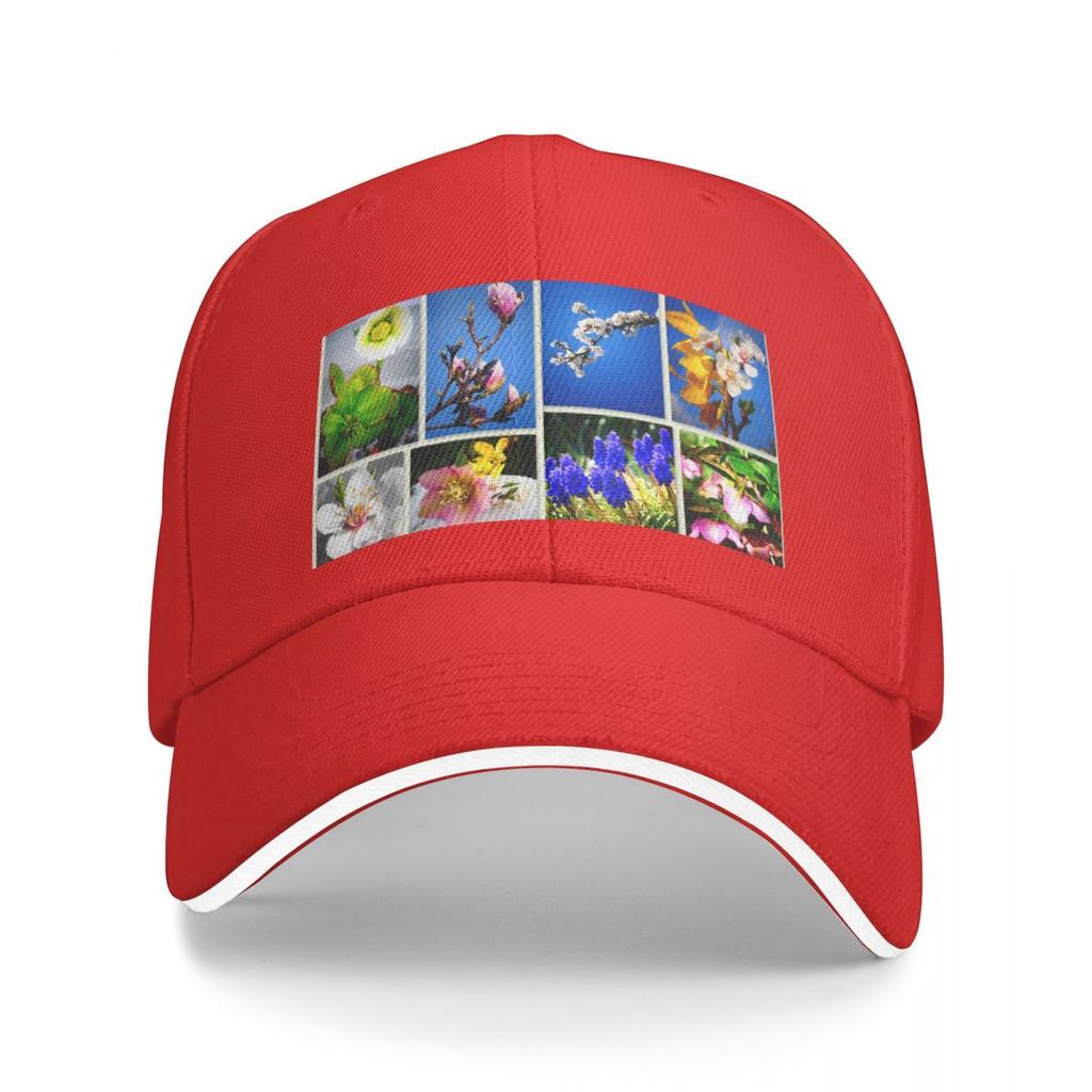 4 Jahreszeiten an einem Tag Baseball Cap Big Size Hut Bommelmütze Boy Cap Damen