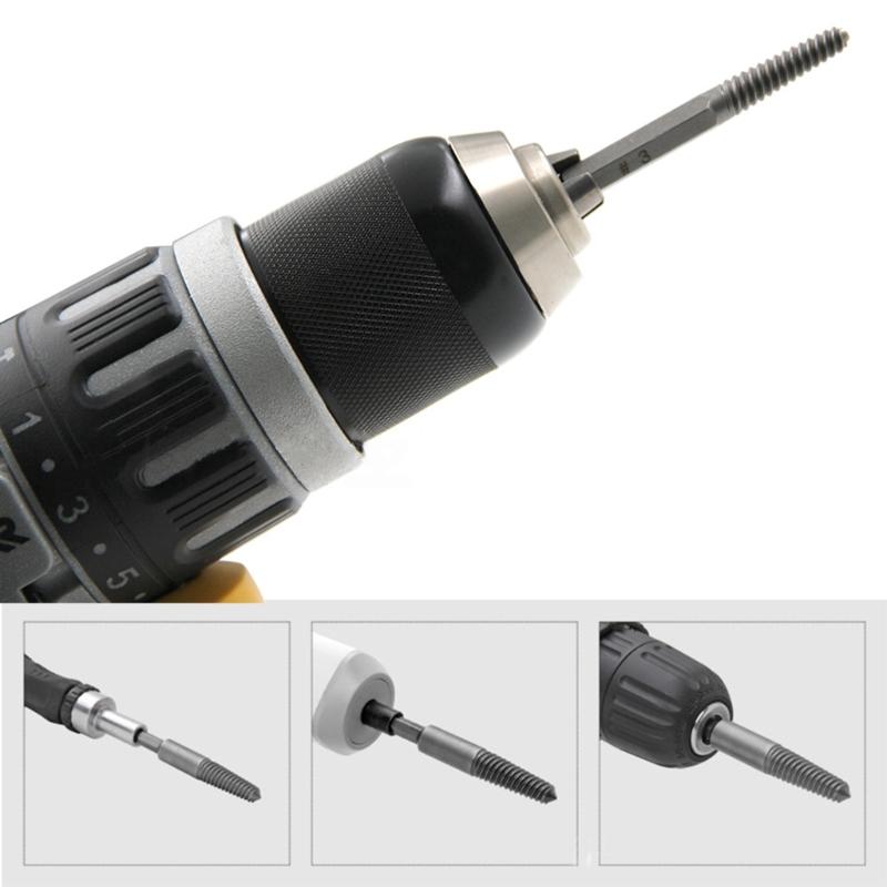 Screw Extractor Bolt Extractor Set Left Hand Drill Bit Set Stripped Bolt Remover Borken Bolt Extractor Kit for Removing