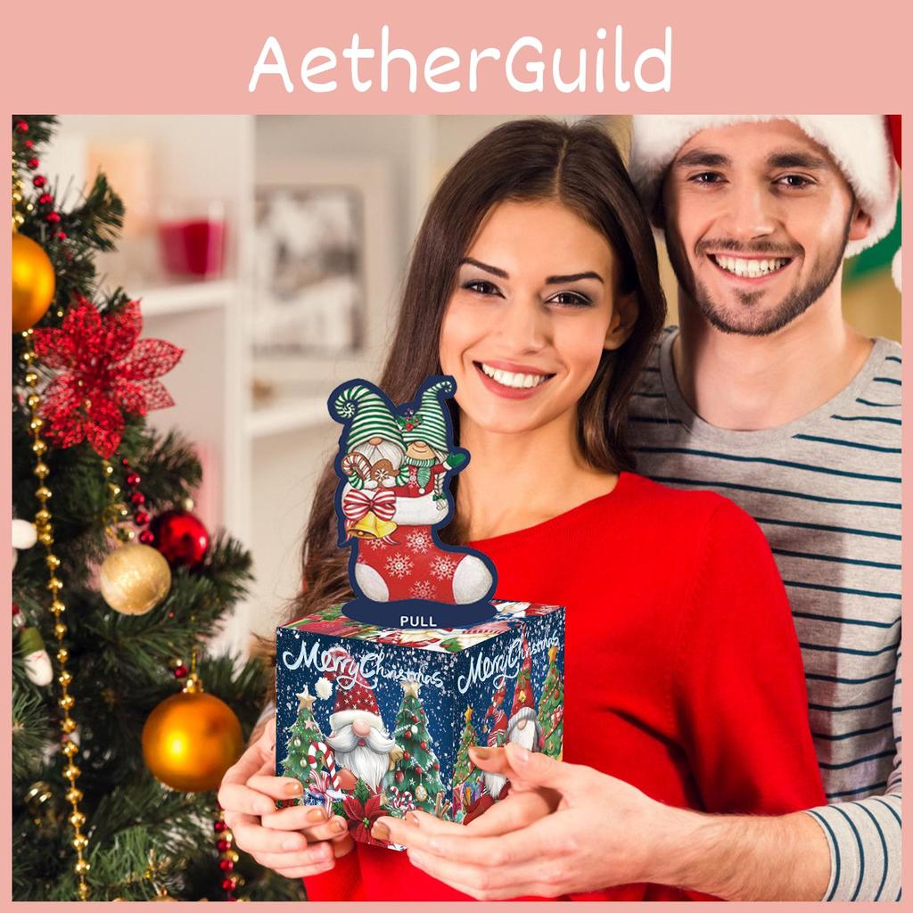 With Money Box Paper Material Gift Box Christmas Decoration Atmosphere Prop