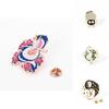 Exquisite Alloy Enamel Cartoon Character Brooch Pin Princess And No-face Yin-yang Design