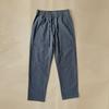 Mens Vintage Linen Casual Pants With Drawstring Waist For Summer Daily Wear